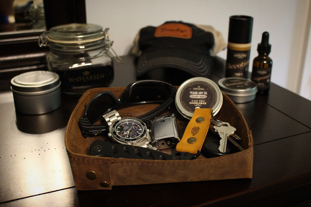 Rabbit Room Leather Valet Tray