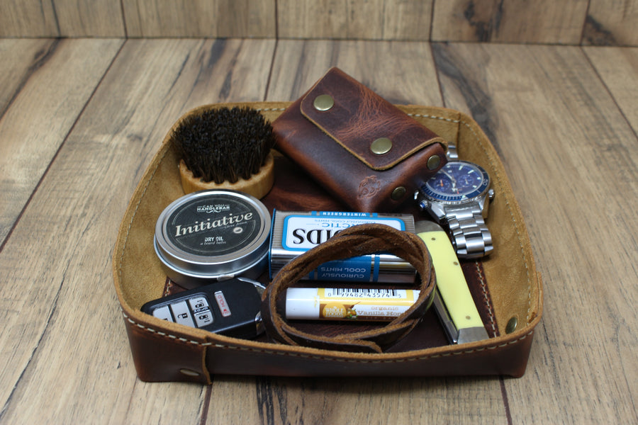 Leather Valet Tray