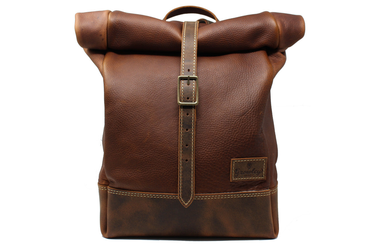 amazon leather roll back backpack Ranger Roll Top Backpack