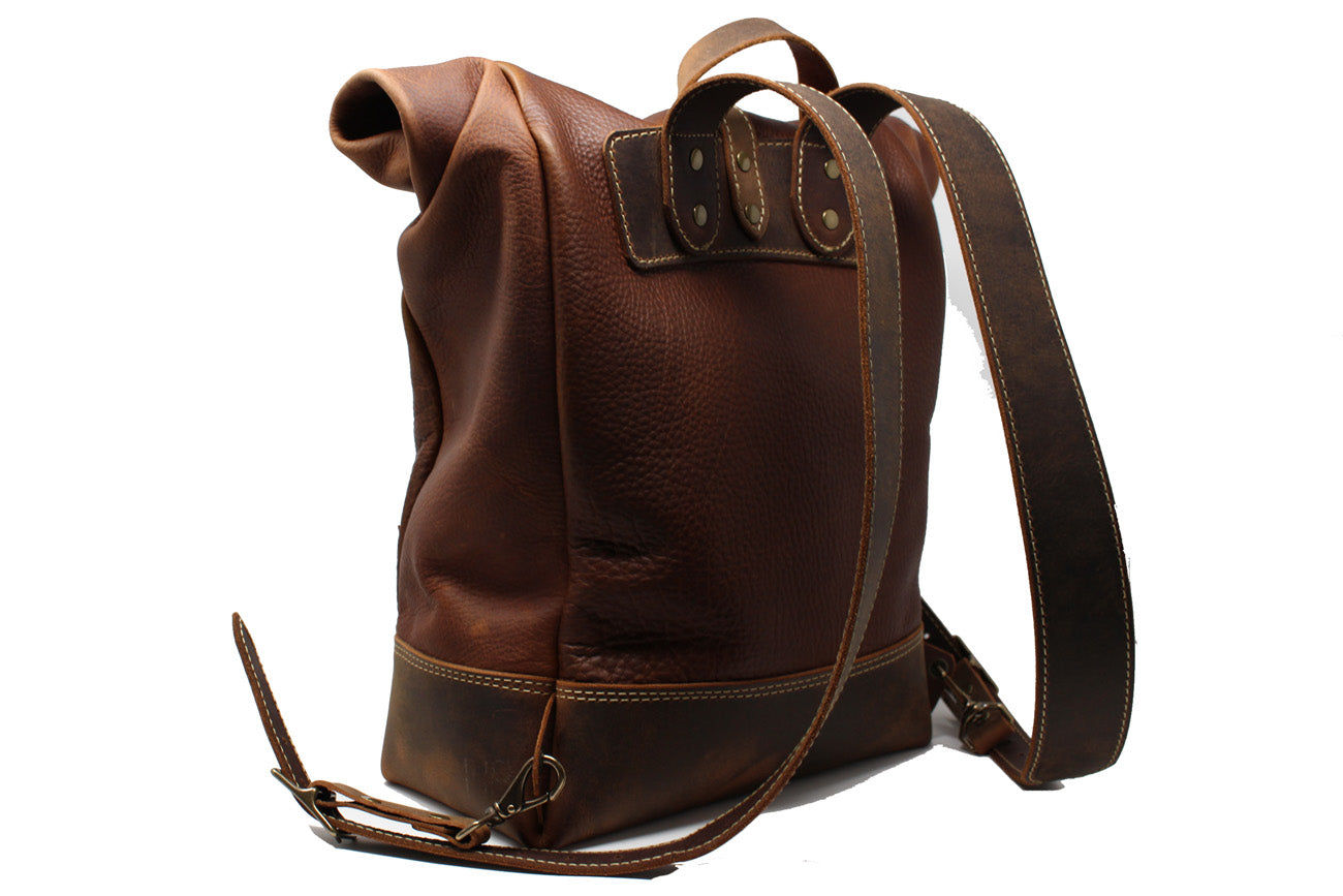 backpack rolltop leather Ranger Roll Top Backpack