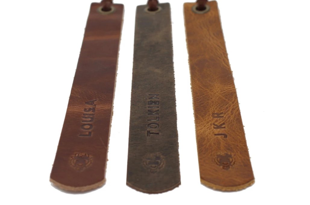 Leather Bookmarks - Set of 3